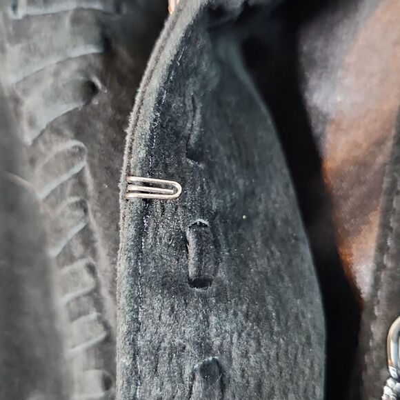 Hal Rubenstein Black Suede leather Blazer Jacket - Picture 10 of 10